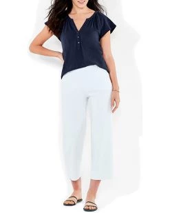 NIC+ZOE Shirts & Tops Flutter Sleeve Henley