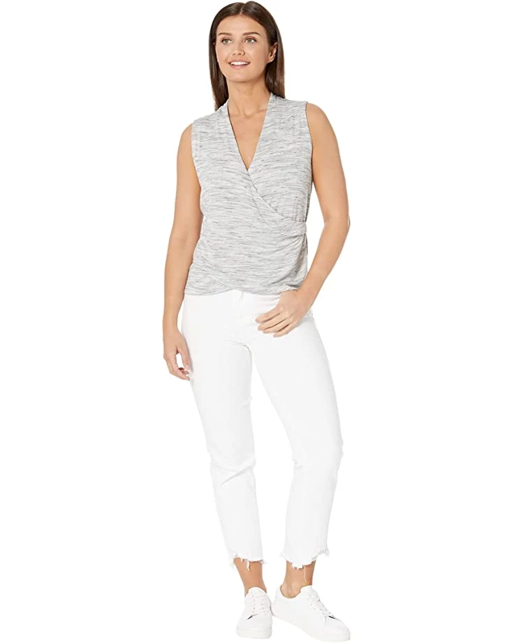 NIC+ZOE Shirts & Tops Petite Space Dye Wrap Tank 6 NIC+ZOE Shirts & Tops Petite Space Dye Wrap Tank - Image 4