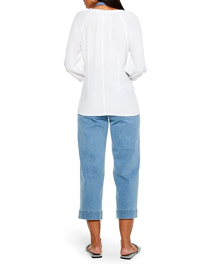 NIC+ZOE Shirts & Tops Plus Size Double Gauze Tucked Blouse 4 NIC+ZOE Shirts & Tops Plus Size Double Gauze Tucked Blouse - Image 2