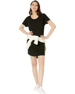 NIC+ZOE Dresses Flutter Sleeve Scoop Neck Dress -NIC+ZOE outlet store 61AK7w47PL. AC SR736920