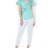 NIC+ZOE Shirts & Tops Placed Palm Flutter Sleeve Henley 2 NIC+ZOE Shirts & Tops Placed Palm Flutter Sleeve Henley -NIC+ZOE outlet store 61I2vXKnYjL. AC SR736920