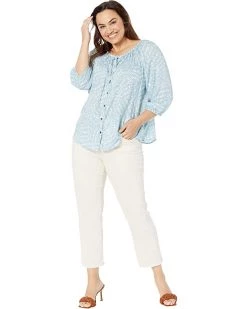 NIC+ZOE Shirts & Tops Plus Size In Stitches Top -NIC+ZOE outlet store 61MLdwRNyL. AC SR736920
