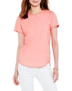 NIC+ZOE Shirts & Tops Short Sleeve Shirt Tail Crew Tee -NIC+ZOE outlet store 61P0USeUPsL. AC SR736920