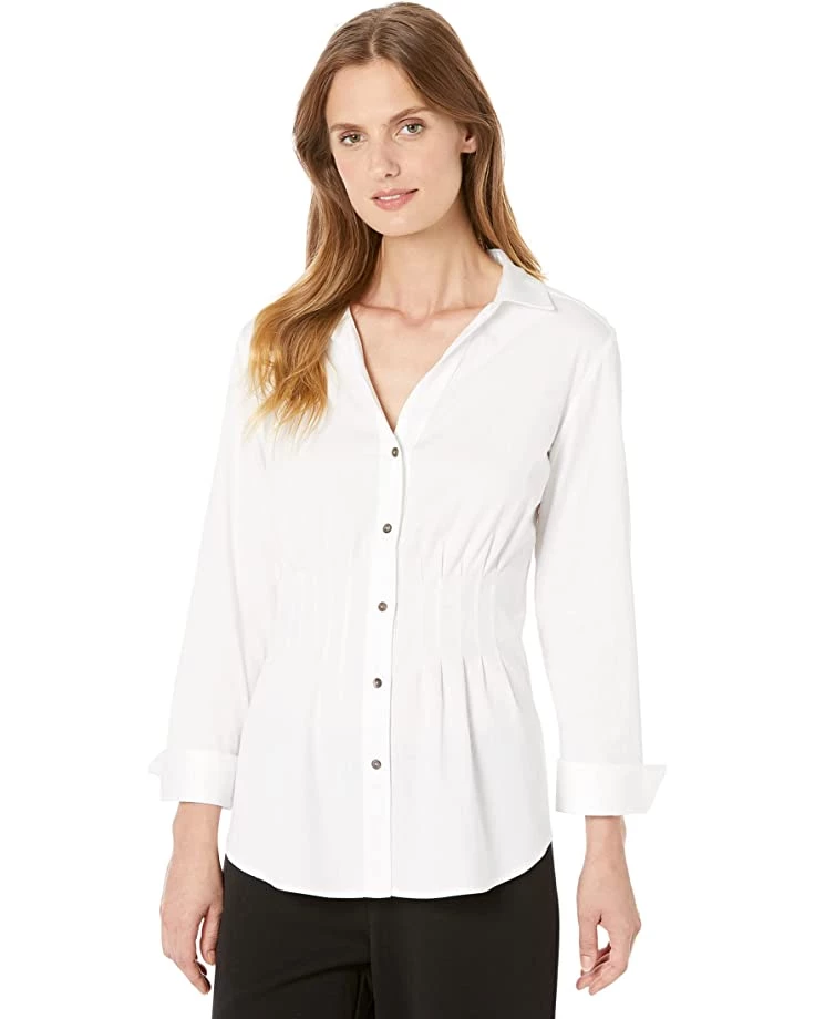 NIC+ZOE Shirts & Tops Collared Bistro Shirt 3 NIC+ZOE Shirts & Tops Collared Bistro Shirt