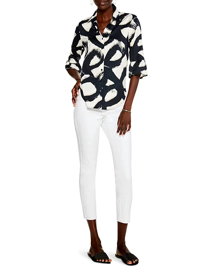 NIC+ZOE Shirts & Tops Squiggle Stretch Shirt 3 NIC+ZOE Shirts & Tops Squiggle Stretch Shirt