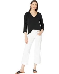 NIC+ZOE Shirts & Tops 3/4 Sleeve Roll V Tee -NIC+ZOE outlet store 61jnte8HuRL. AC SR736920