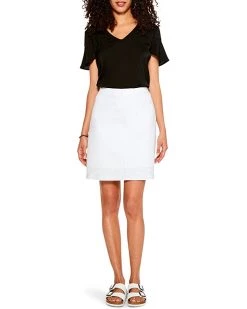 NIC+ZOE Skirts All Day Denim Stitched Skirt