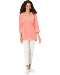 NIC+ZOE Shirts & Tops Siesta Terry Top -NIC+ZOE outlet store 61lvMvUwLJL. AC SR736920