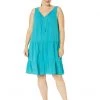 NIC+ZOE Dresses Plus Size Double Gauze Tiered Dress -NIC+ZOE outlet store 61mfOGvEA7L. AC SR736920