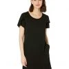 NIC+ZOE Dresses Flutter Sleeve Scoop Neck Dress -NIC+ZOE outlet store 61mxcmxQUXL. AC SR736920