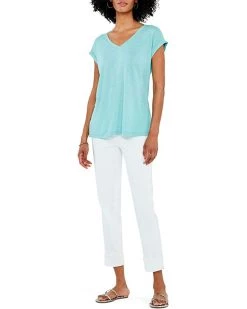 NIC+ZOE Shirts & Tops Short Sleeve V Tee