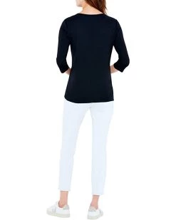 NIC+ZOE Shirts & Tops 3/4 Sleeve Boat Tee 6 NIC+ZOE Shirts & Tops 3/4 Sleeve Boat Tee -NIC+ZOE outlet store 61v jVgHEEL. AC SR736920