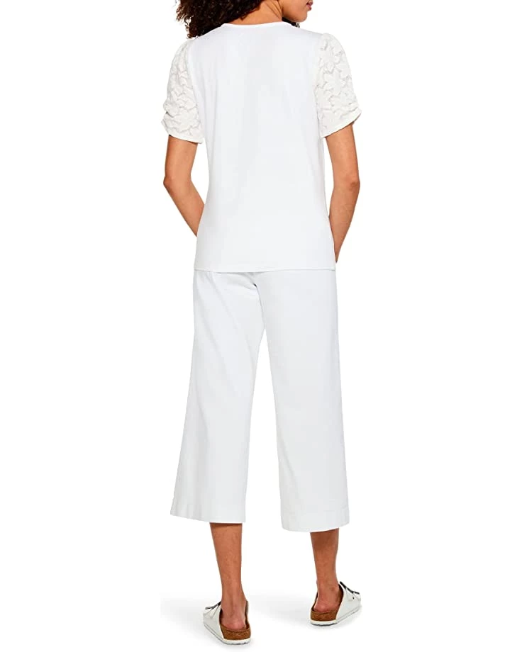 NIC+ZOE Shirts & Tops Petal Lace Tee 5 NIC+ZOE Shirts & Tops Petal Lace Tee - Image 3