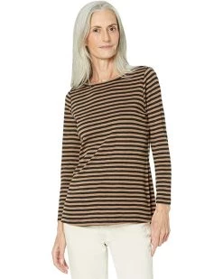 NIC+ZOE Shirts & Tops Striped Bracelet Sleeve Boat Tee -NIC+ZOE outlet store 71 zckFKiIL. AC SR736920