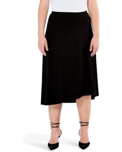 NIC+ZOE Skirts Plus Size Cozy Rib Skirt