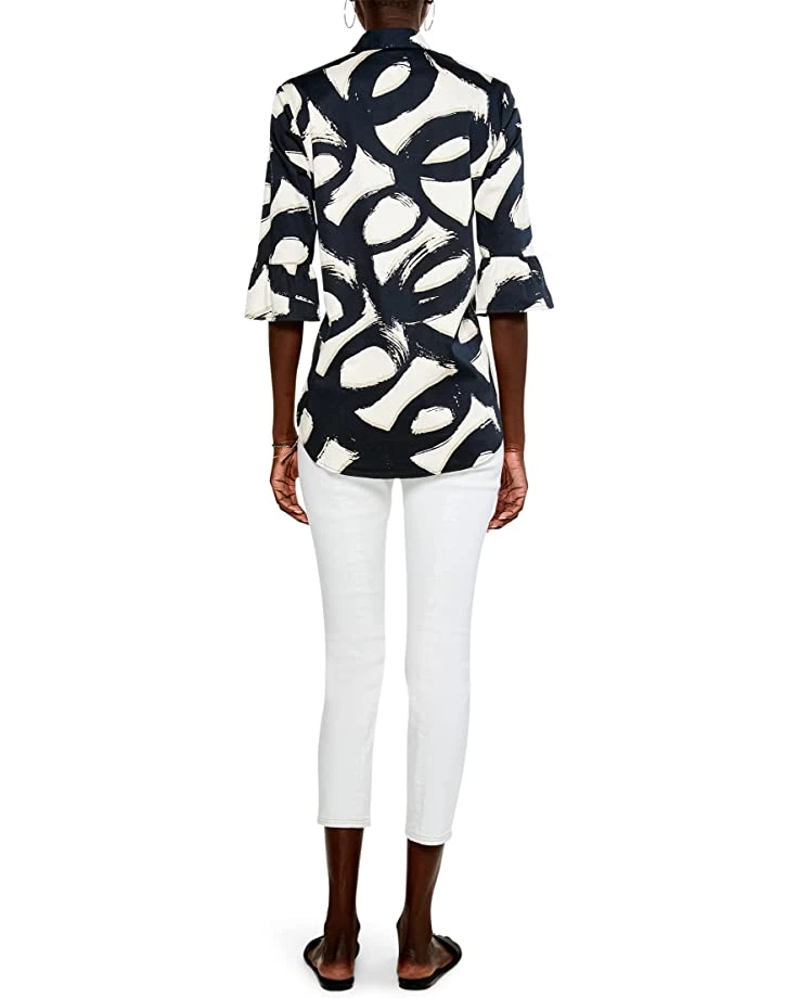 NIC+ZOE Shirts & Tops Squiggle Stretch Shirt 4 NIC+ZOE Shirts & Tops Squiggle Stretch Shirt - Image 2