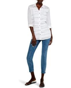 NIC+ZOE Shirts & Tops Textured Lines Shirt 11 NIC+ZOE Shirts & Tops Textured Lines Shirt -NIC+ZOE outlet store 711bTYbZroL. AC SR736920