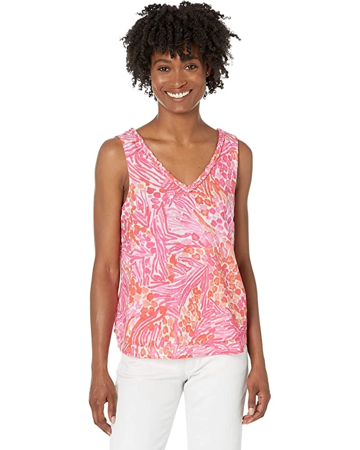 NIC+ZOE Shirts & Tops Petite Watercolor Petals Tank 3 NIC+ZOE Shirts & Tops Petite Watercolor Petals Tank