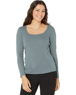 NIC+ZOE Shirts & Tops Long Sleeve Square Neck Tee 7 NIC+ZOE Shirts & Tops Long Sleeve Square Neck Tee -NIC+ZOE outlet store 71BA2gdQv7L. AC SR736920