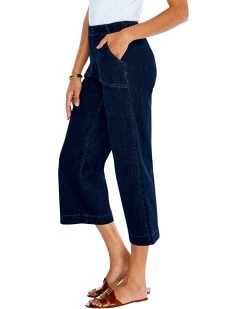 NIC+ZOE All Day Wide-Leg Crop Jeans -NIC+ZOE outlet store 71BMGnf3oL. AC SR736920