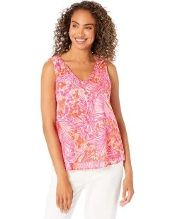 NIC+ZOE Shirts & Tops Watercolor Petals Tank