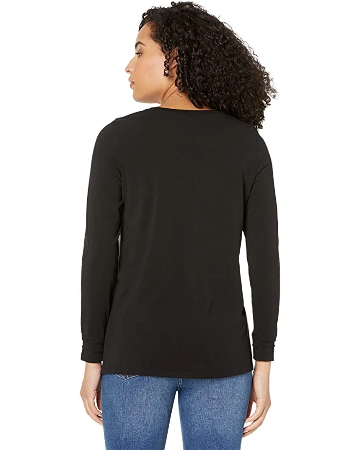 NIC+ZOE Shirts & Tops Long Sleeve Crew Tee 4 NIC+ZOE Shirts & Tops Long Sleeve Crew Tee - Image 2