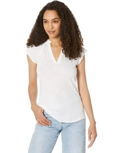 NIC+ZOE Shirts & Tops Short Sleeve Ruffle V Tee -NIC+ZOE outlet store 71HABpnCPL. AC SR736920