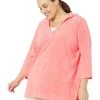 NIC+ZOE Shirts & Tops Plus Size Siesta Terry Top -NIC+ZOE outlet store 71Krq7GTzL. AC SR736920