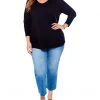 NIC+ZOE Sweaters Plus Size Vital V-Neck -NIC+ZOE outlet store 71LIXi5b7XS. AC SR736920