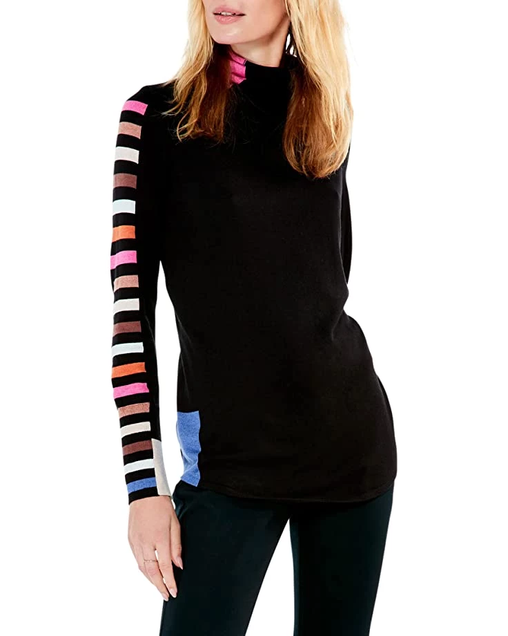 NIC+ZOE Sweaters Stripes Aside Vital Turtleneck 3 NIC+ZOE Sweaters Stripes Aside Vital Turtleneck