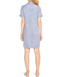 NIC+ZOE Dresses Plus Size Drifty Linen Shirtdress -NIC+ZOE outlet store 71STs8Mp7 L. AC SR736920