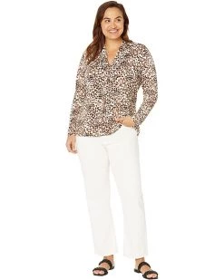 NIC+ZOE Shirts & Tops Plus Size Forest Spot Top -NIC+ZOE outlet store 71Yj4Dd0EML. AC SR736920