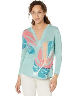 NIC+ZOE Sweaters Fiesta Fronds Sweater