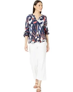 NIC+ZOE Shirts & Tops Seaside Shade Shirt -NIC+ZOE outlet store 71aQ2u7PuAL. AC SR736920