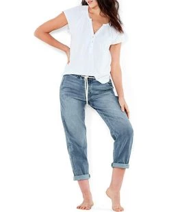 NIC+ZOE Shirts & Tops Flutter Sleeve Henley -NIC+ZOE outlet store 71amddoxeKL. AC SR736920