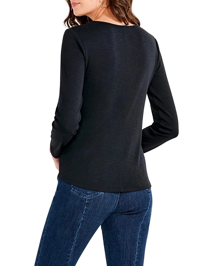 NIC+ZOE Shirts & Tops Long Sleeve Square Neck Tee 4 NIC+ZOE Shirts & Tops Long Sleeve Square Neck Tee - Image 2