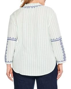 NIC+ZOE Shirts & Tops Plus Size Embroidered Terrace Top 7 NIC+ZOE Shirts & Tops Plus Size Embroidered Terrace Top -NIC+ZOE outlet store 71en2qCPZsL. AC SR736920