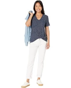 NIC+ZOE Shirts & Tops Mixed Lines Tee -NIC+ZOE outlet store 71fT bRQnbL. AC SR736920