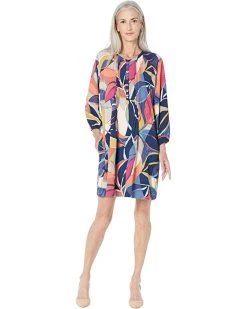 NIC+ZOE Dresses Jigsaw Leaf Dress -NIC+ZOE outlet store 71i7GXAdbqL. AC SR736920