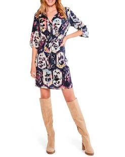 NIC+ZOE Dresses Medallion Mix Dress