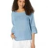 NIC+ZOE Shirts & Tops Denim Tangier Top -NIC+ZOE outlet store 71llCzSWuL. AC SR736920