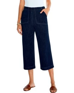 NIC+ZOE All Day Wide-Leg Crop Jeans