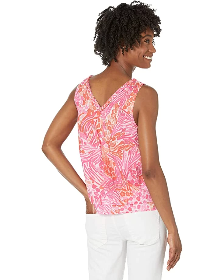 NIC+ZOE Shirts & Tops Petite Watercolor Petals Tank 4 NIC+ZOE Shirts & Tops Petite Watercolor Petals Tank - Image 2