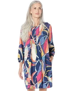 NIC+ZOE Dresses Jigsaw Leaf Dress