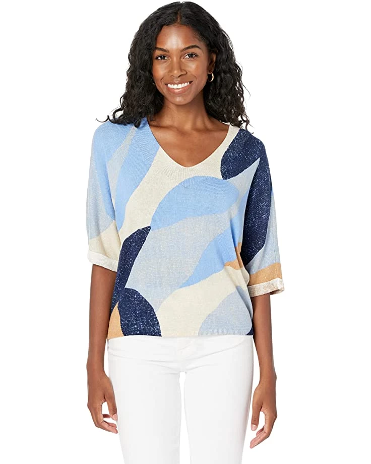 NIC+ZOE Sweaters Petite Ocean Isle Sweater 3 NIC+ZOE Sweaters Petite Ocean Isle Sweater