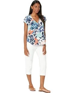 NIC+ZOE Shirts & Tops Petite Tropical Patchwork Top -NIC+ZOE outlet store 71wpMkNcJzL. AC SR736920