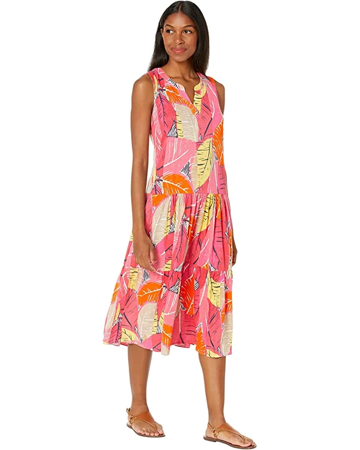 NIC+ZOE Dresses Petite Feather Leaves Dress 3 NIC+ZOE Dresses Petite Feather Leaves Dress