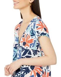 NIC+ZOE Shirts & Tops Tropical Patchwork Top -NIC+ZOE outlet store 810NP4odxnL. AC SR736920