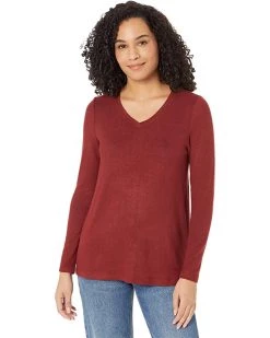 NIC+ZOE Shirts & Tops Sweet Dreams Long Sleeve V Tee