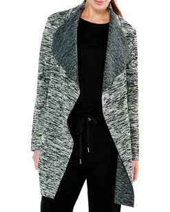 NIC+ZOE Coats & Outerwear Space Dye Lounge Around Jacket